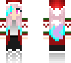 christmas wolf girl