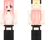 girl with pink hair