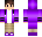 purple hoody boy chibi