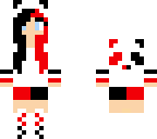 red black pandagirl