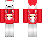 christmas polar bear