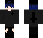 emo blue hair