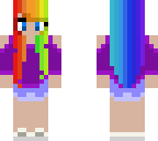 rainbow girl