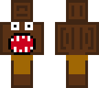 weird poop monster with tattoos
