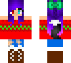 human moon in christmas sweater