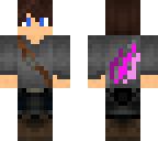 medieval boy purple fire