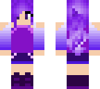 purply ponytail