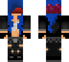 she has blue hair now