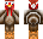 turkey with santa hat