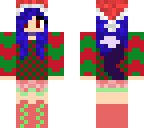 blue haired christmas karachan06