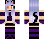 cute purple girl skin