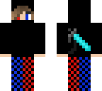 fire and ice emo boy