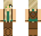 green explorer with backpack