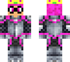 pink knight with glasses