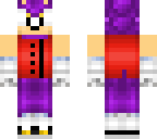 purple sonic with a jacket