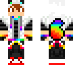 rainbow wolf boy