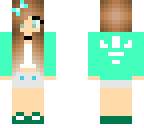 turquoise edited girl