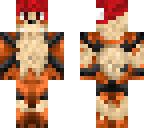 arcanine with santa hat