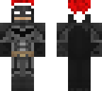 batman with christmas hat