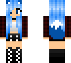 blue wolf girl
