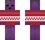 eggplant xmas skin