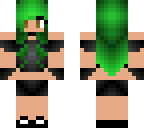 green hair girl