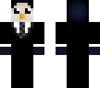 penguin with suit