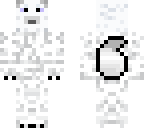snow wolf with paws