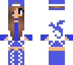 blue dragon girl