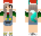 christmas wolf girl