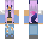 purple werewolf girl