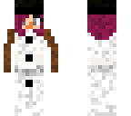 snow man girl
