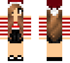 with santa hat