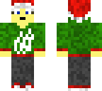 xmas boy with fire logo