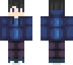 blue hoodie