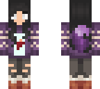 cadence winter skin purple sweater snowman