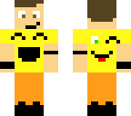 man with emoji shirt and arm bands