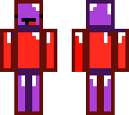 purple and red derpy person