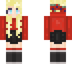 red sweater girl