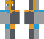 blauw oranje ridder