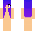 blue-purple haired girl base