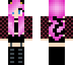 the kawaii girl dark as a cat