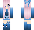 blue cat girl