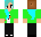 blue hair xmas girl