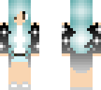 light blue haired girl