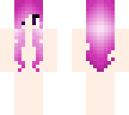 pink purple girl hair