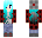 plaid blue wolf