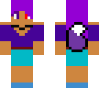 purple wolf girl