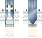 blue haired girl