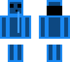 blue slime drooling skin